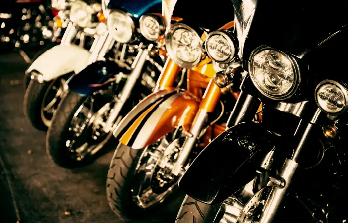 Fotos de una moto con daños